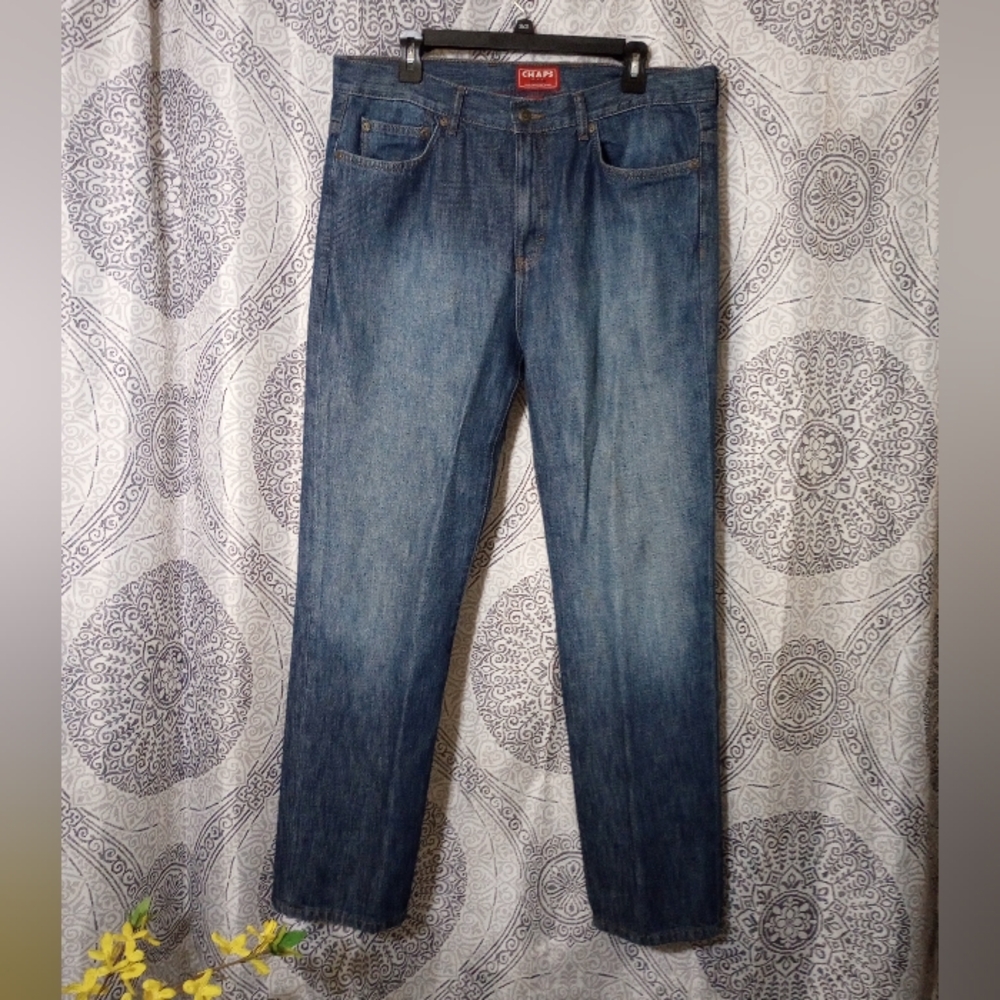 Vintage Chaps The American Brand Blue Denim Dark Wash Men's Jeans Size 36/32